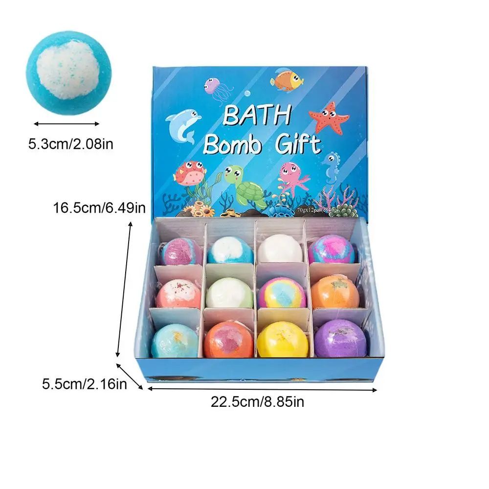 Kids Bath Ball Kids Bath Salt Ball Natural Organic Land & Sea Toys Handmade Ball For Kids For Dry Skin Moisturize