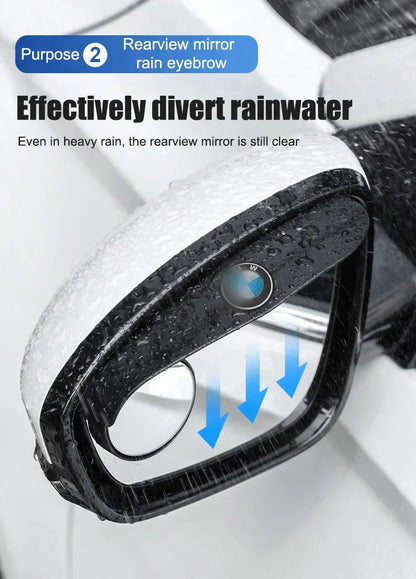 🔥 50% OFF — Car Rear View Mirror Rain Shield for Clearer Driving