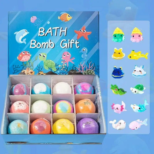 Kids Bath Ball Kids Bath Salt Ball Natural Organic Land & Sea Toys Handmade Ball For Kids For Dry Skin Moisturize