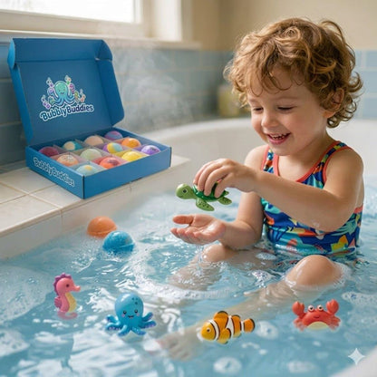 Kids Bath Ball Kids Bath Salt Ball Natural Organic Land & Sea Toys Handmade Ball For Kids For Dry Skin Moisturize